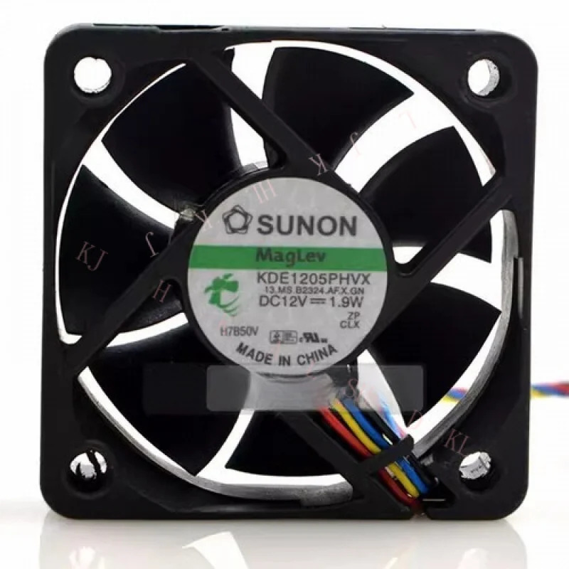 N FOR SUNON KDE1205PHVX 5015 DC12V 1.9W 4선 PWM 온도 제어 냉각팬