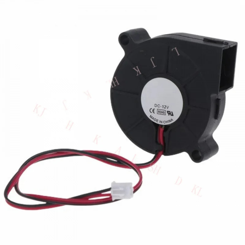 초저소음 냉각팬 50mmx15mm 5V 12V 24V 5015S 브러시리스 DC 블로워 팬