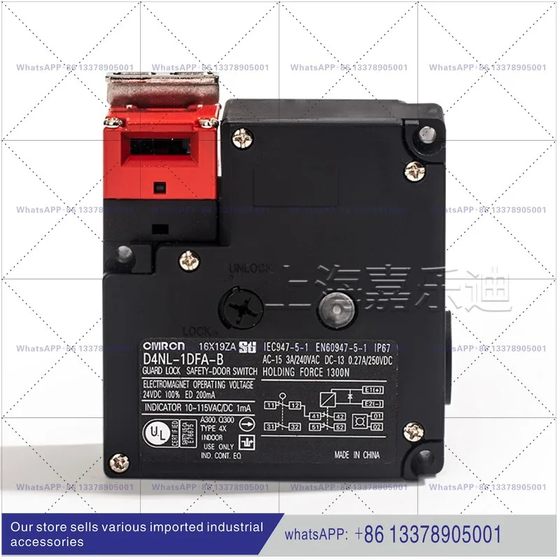 전자기 잠금 안전 도어 스위치 D4NL-1AFA-B 2BFG 4CFA 2EFG D4NL-4DFA 1HFG-BS