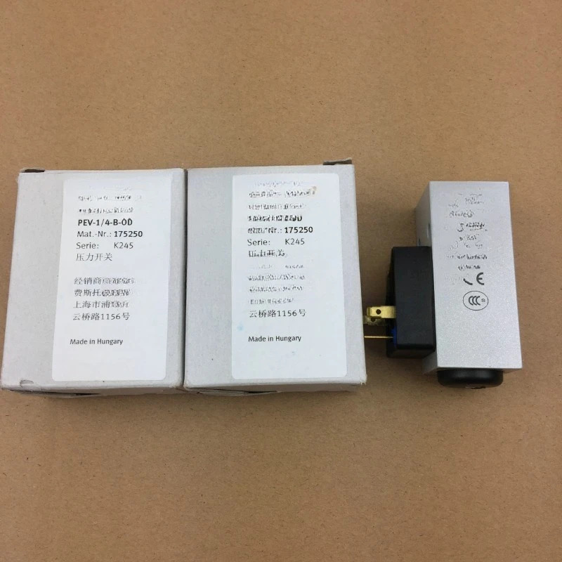 FESTO 압력 스위치 PEV-1/4-B-SC-OD-M12부품 10773 175250 161760 192488
