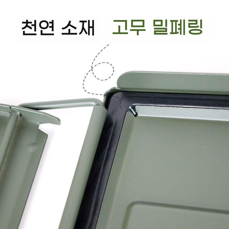 탄약통 공구함 캠핑 수납함 밀리터리 철제 박스 아모박스 낚시 소품함 방수 하드케이스 - 상세 이미지 5
