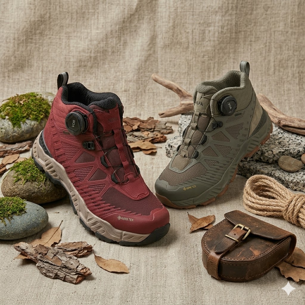 네파 여자 사계절 아웃도어 보아다이얼 방수 고어텍스 경등산화 - 상세 이미지 2