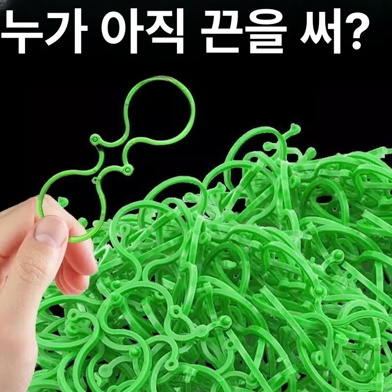 나무 고정 지지대 강관 삼각다리 수목 묘목 보호 직경4cm 길이1 5m 튼튼한 원형 덩굴 8 버클 [100/팩] - 상세 이미지 3