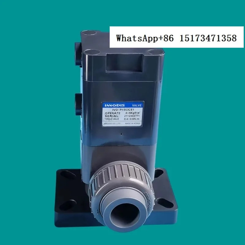 Innodis IVD 공압식 PVC 다이어프램 밸브 IVD-P15/20/25/32/40/50