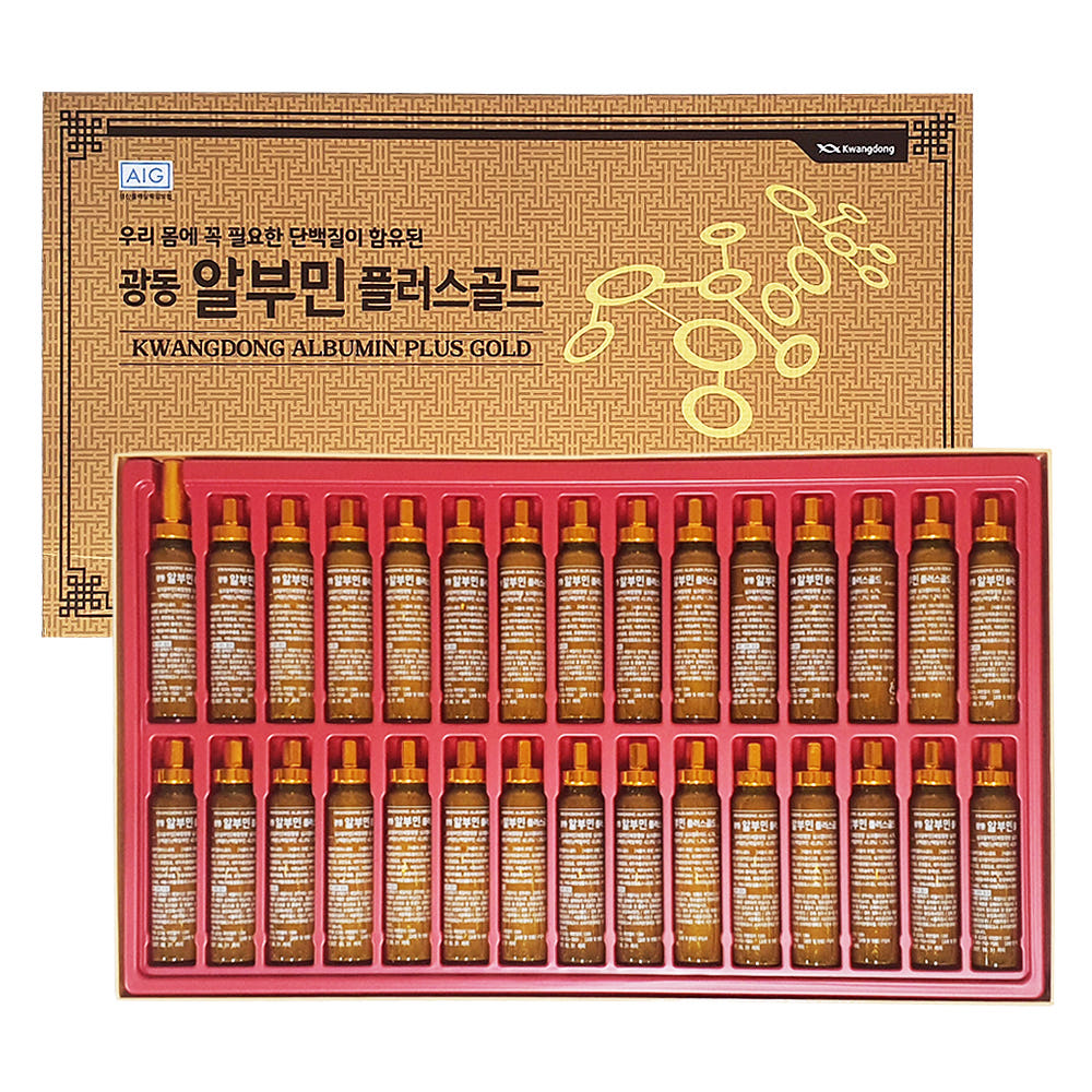 광동알부민골드 마시는알부민 플러스 30병 x 2박스 총 60병 - 상품 이미지