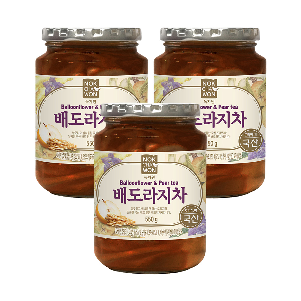[녹차원] 배도라지차 550gX3개 - 상품 이미지