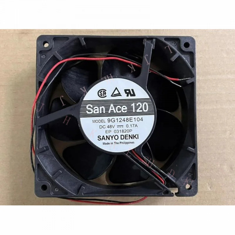 N for Sanyo 12038 모델 9G1248E104 DC 48V 0.17A 냉각팬 바람 12cm