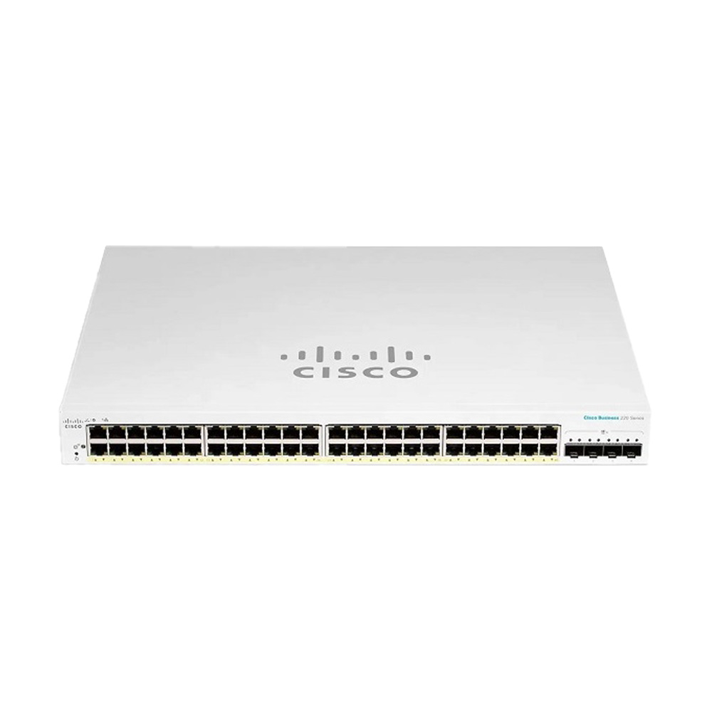 시스코 CISCO CBS220-48T-4X EU 48포트 기가비트 스위치 10G 4SFP+ - 상세 이미지 2