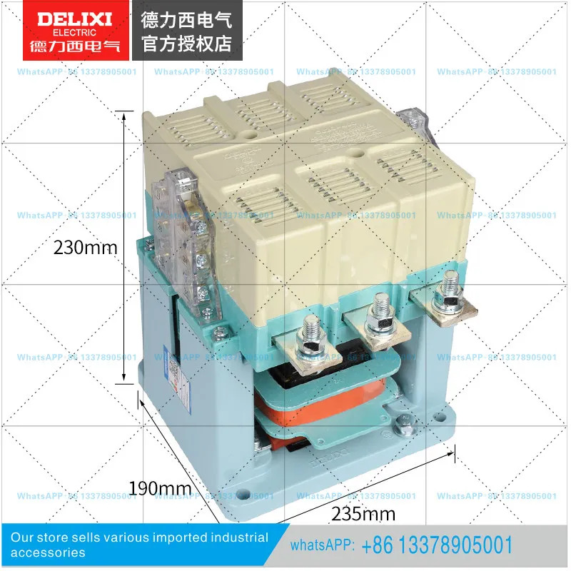 Delixi AC 접촉기 CJ20-400A 코일 220V 380V 2개상시 개방형 형 3상