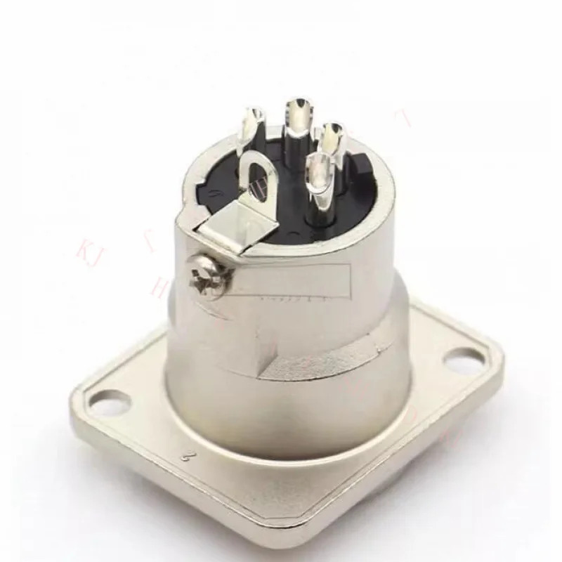 Amphenol AC4MDZ 4핀 XLR 인터페이스NN 고전도성 은도금 소켓