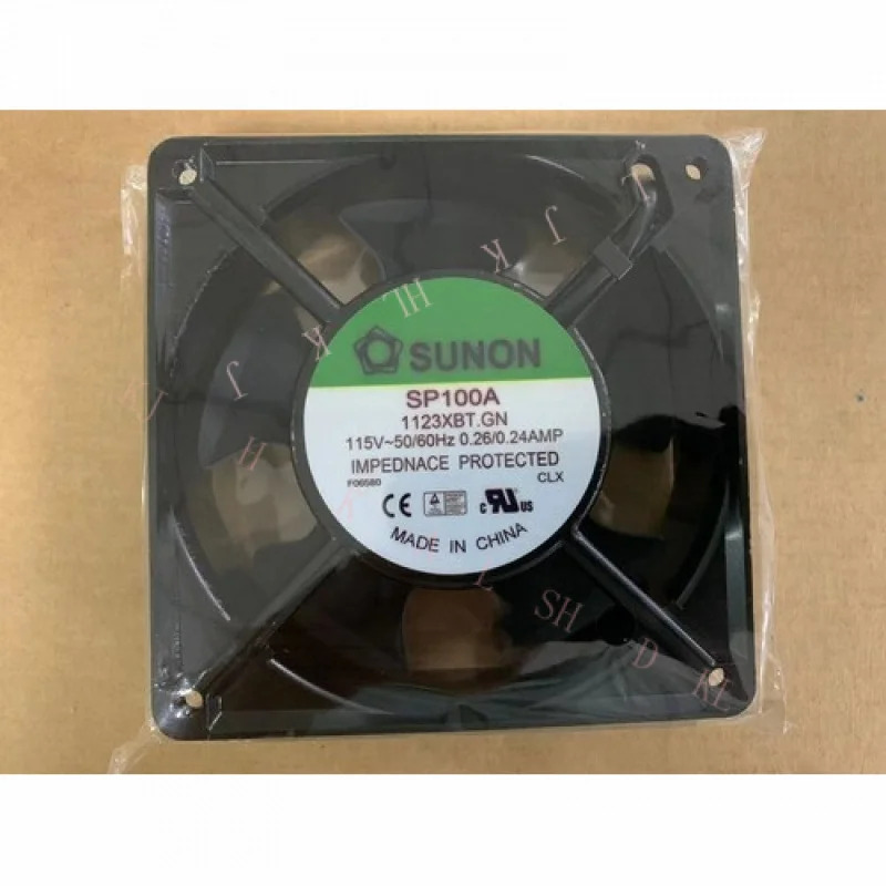 N for Sunon SP100A - 1123XBT.GN AC 팬 볼 115 볼트 60Hz 0.24 암페어 20 와트 3150 RPM