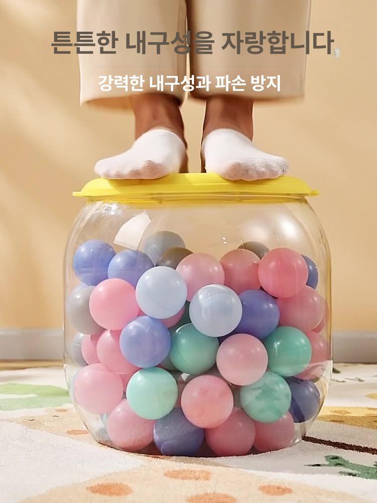 아크릴 인형보관통 수납 진열장 보관함 피규어 전시장 기둥형 옐로우 115kg - 상세 이미지 3