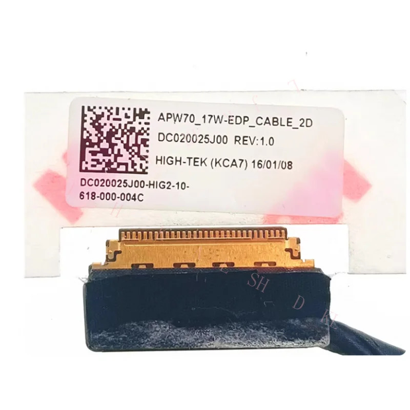 hp호환 ENVY M7 M7-N101DX ZBOOK 17 G3 G4 APW70 EDP FHD 스크린 플렉스 케이블 848379-001 DC020025J00