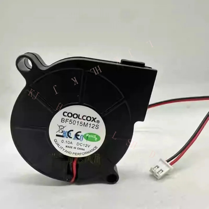 COOLCOX BF5015M12S DC12V 0.10A 5CM 2핀 터보 블로워 냉각팬NN
