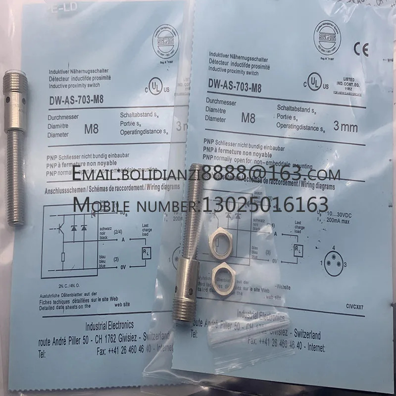 DW-AS-701-M8 DW-AS-702-M8 DW-AS-703-M8 DW-AS-704-M8 DW-AS-501-P12-621 DW-AS-703-M12-697 오리지널 센서