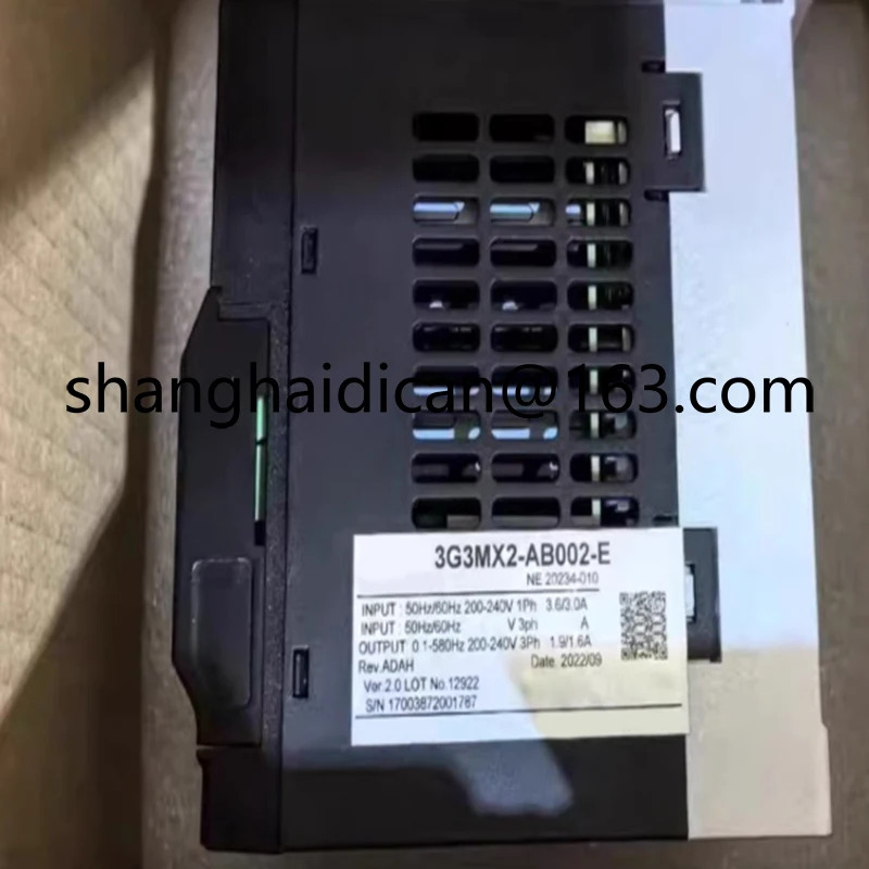 3G3XV-A4022-EV2 3G3RX-B4750 3G3RX-B411K-Z 3G3RX-A4300-E1F 서보모터 주파수 변환기 PLC 적응