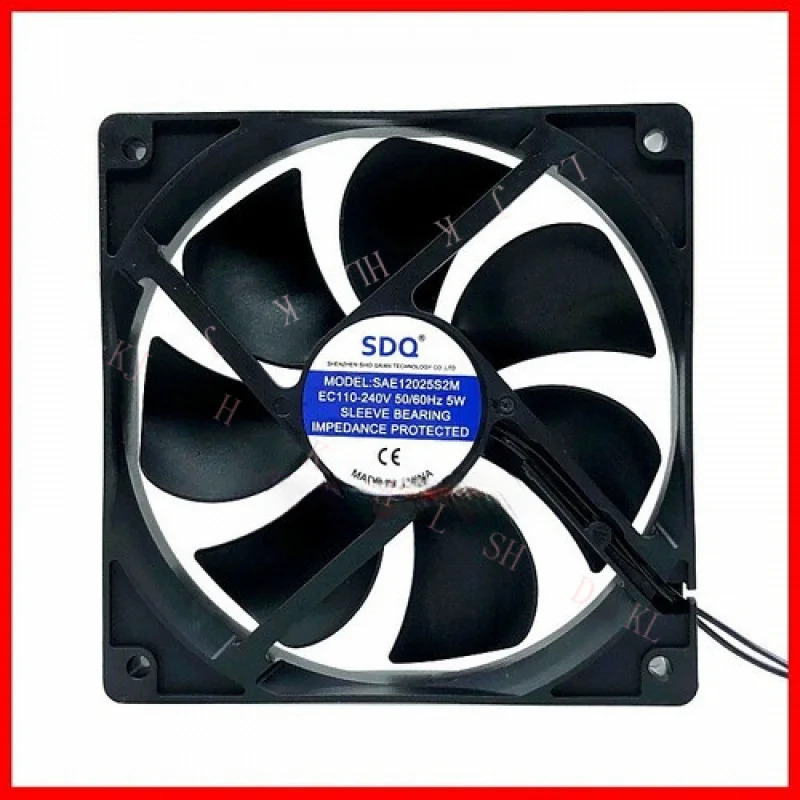 N FOR SDQ SAE12025S2M EC110-240V 5W 12cm 에어 냉각팬