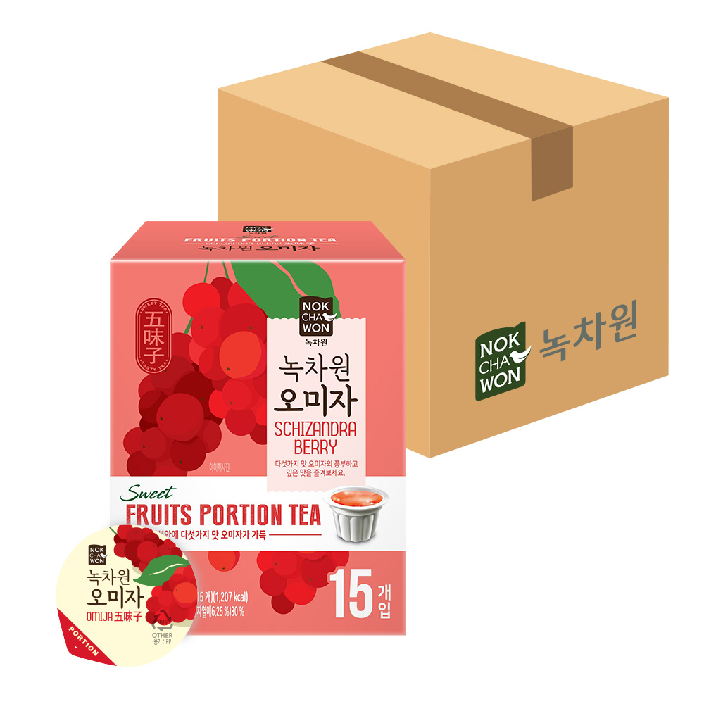 녹차원 오미자 포션 15입 1BOX (12입) - 상품 이미지