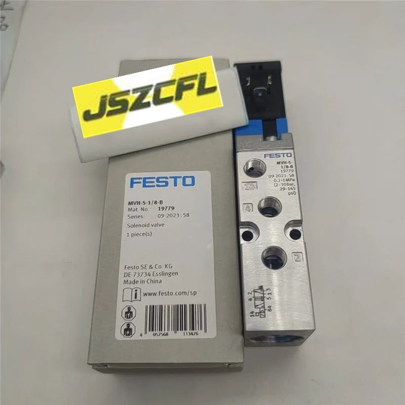 FESTO MVH-5-1/8-B 19779 MVH-5-1/4-B 19701 솔레노이드 밸브1PC