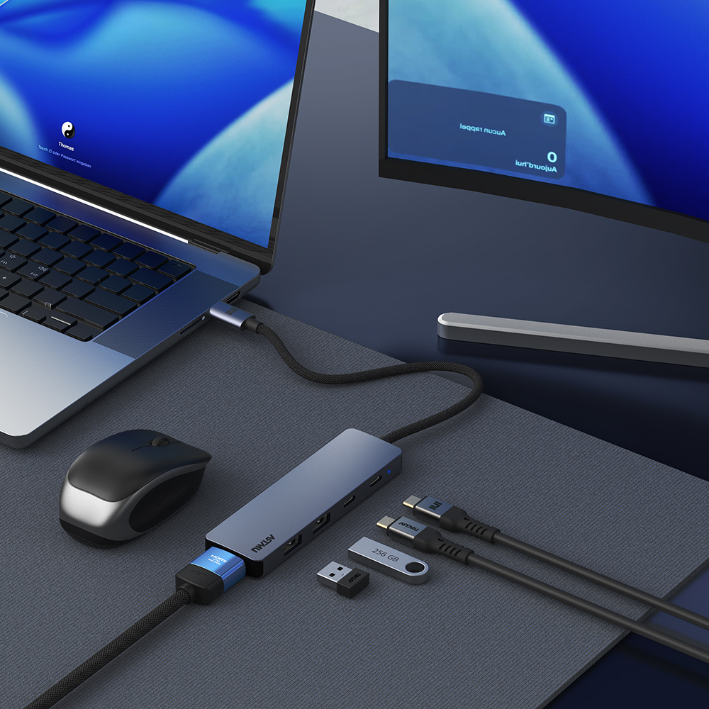 USB C타입 5in1 4K 60hz 5Gbps 멀티 허브 BH310 이미지 3