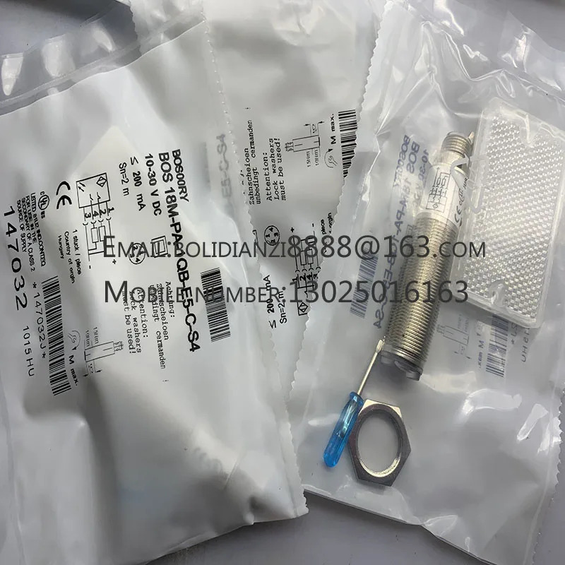 BOS 18M-PA-1QB-E5-C-S4 오리지널 스위치 센서