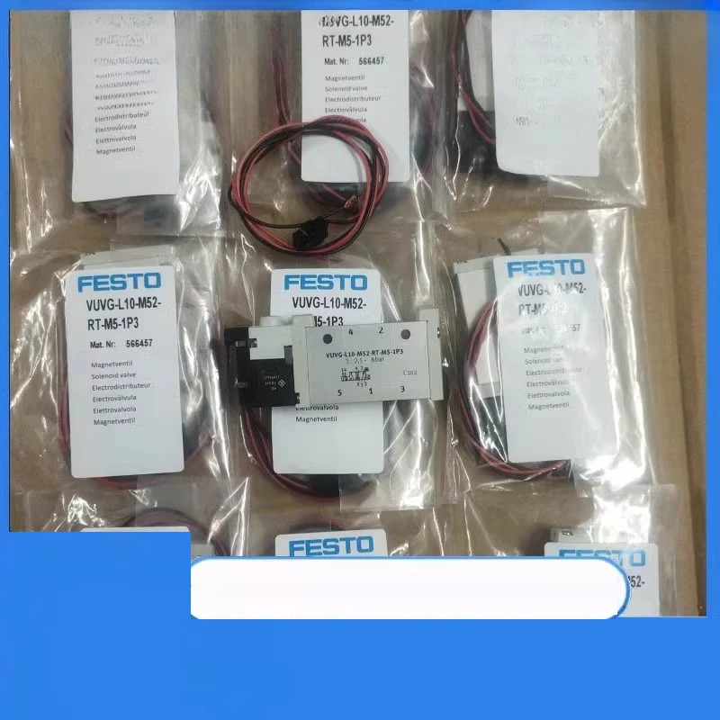 VUVG-L10-M52/T32C-RT/AT-M5-1P3 589287 566457 FESTO 솔레노이드 밸브 부품