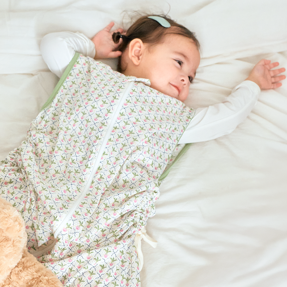 오우아스튜디오 아기 슬리핑백 유아 수면조끼 꿀잠슈트 밤부 애플 메쉬 그린비트 S 제품 이미지