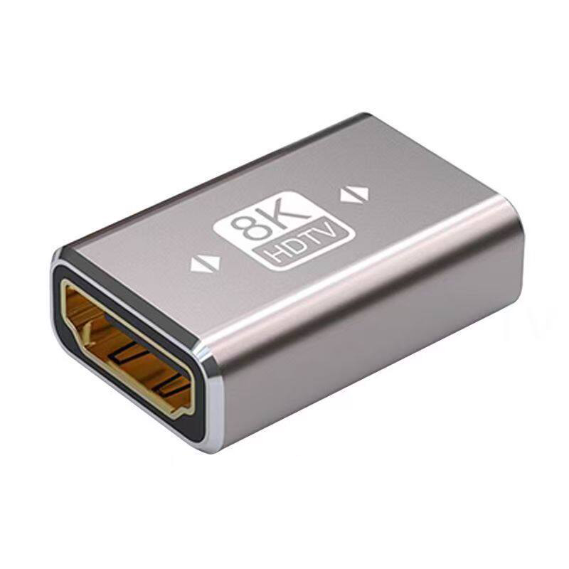 8K UHD HDMI 연장젠더 암 to 암 컨버터 노트북 듀얼모니터 연결 48Gpbs - 상품 이미지