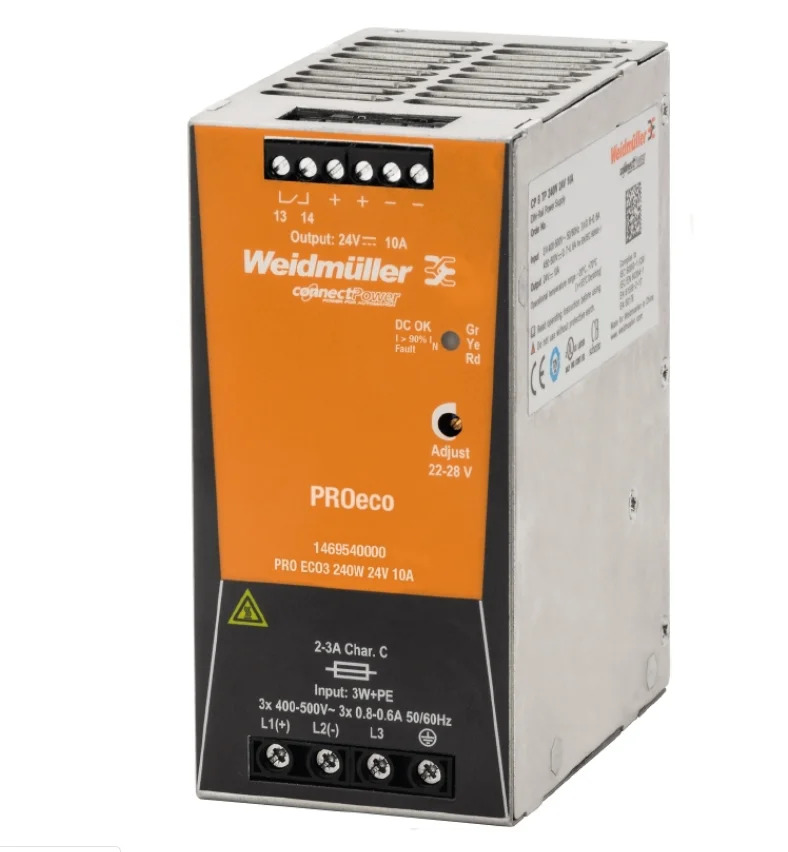weidmullller 전원 모듈 PROECO 72/120/240/480/960W 24V 1469530000 1469540000 1469550000 1469560000 14695