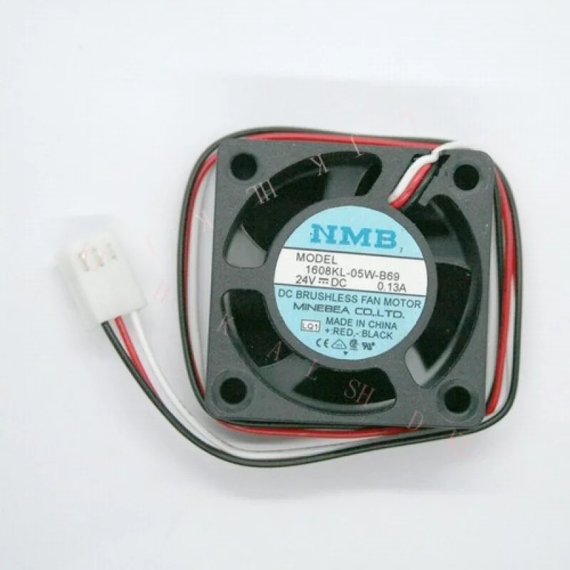 NMB-MAT 1608KL-05W-B69 DC 24V 0.13A 냉각팬 404020mm 브러시리스 팬 모터