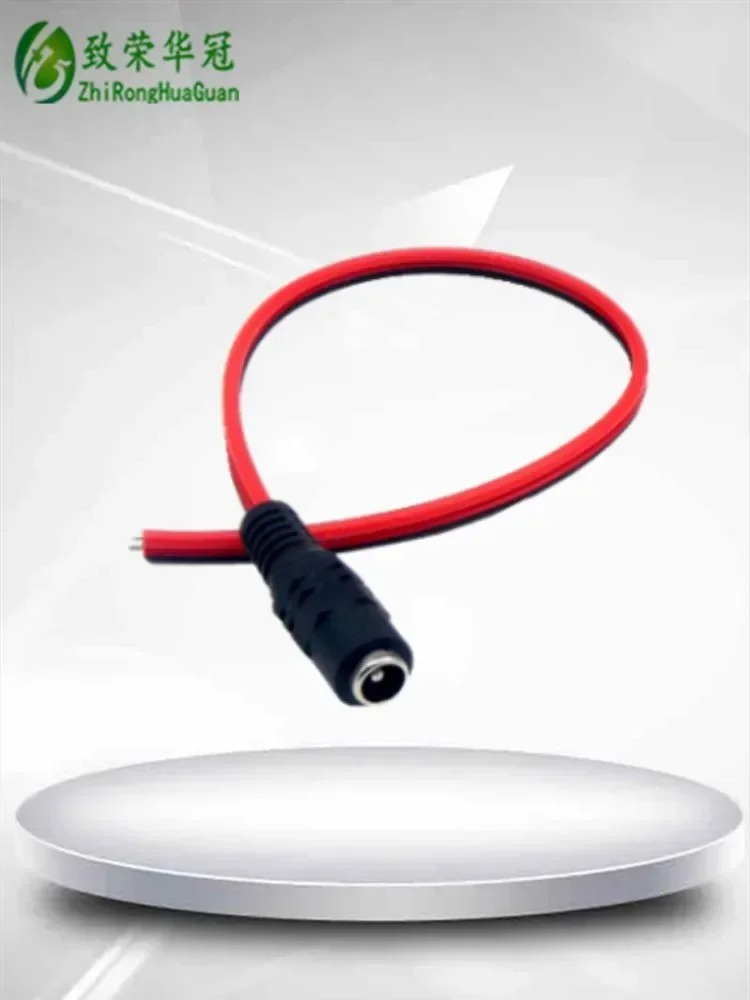 10개 USB 변환기 DC 5.5 x 2.1mm 전원공급장치 60CM 길이수 케이블 29CM 길이빨간색 검은색 암 포함