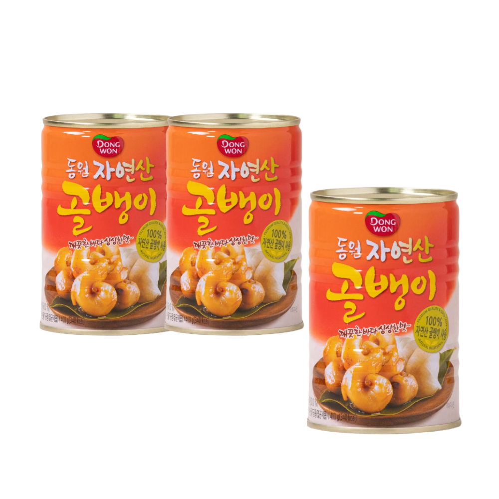 동원 자연산 골뱅이 400g x3캔 통조림 - 상품 이미지