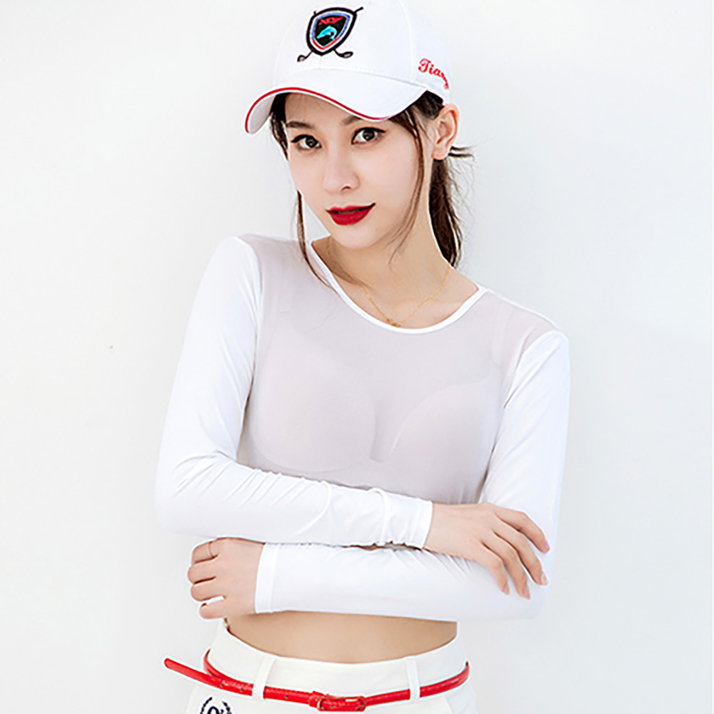 여성 여름 골프 쿨 이너 웨어 2size [냉감 골프웨어 티셔츠 티 긴팔 여자 메쉬 탱크탑 골프이너웨어] - 상품 이미지