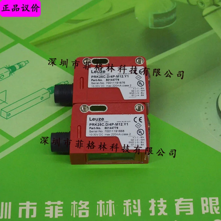 2025년형 PRK25C D/4P-M12.Y1은 PRK 25B/66.3-UV-S12 LEUZE 광전스위치를 대체
