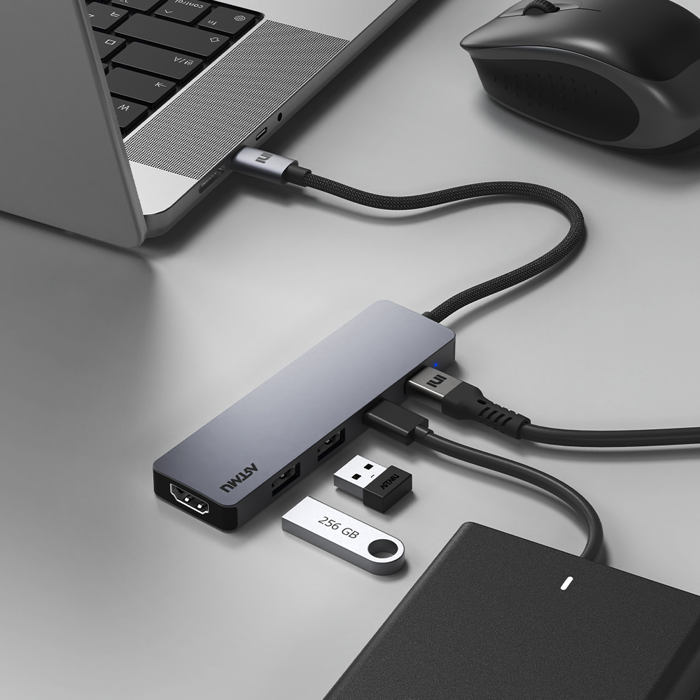 USB C타입 5in1 4K 60hz 5Gbps 멀티 허브 BH310 이미지 4