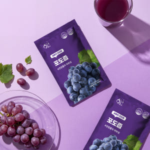 물넣지않은 nfc 착즙 포도즙 100ml 30포 주스 맛있게 먹은 솔직 후기 - 상품 이미지 4