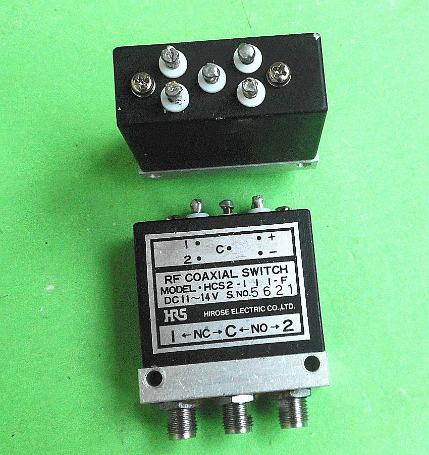 HRS HCS2-111-F 11-14V 18GHz RF SMA 마이크로파 동축 스위치