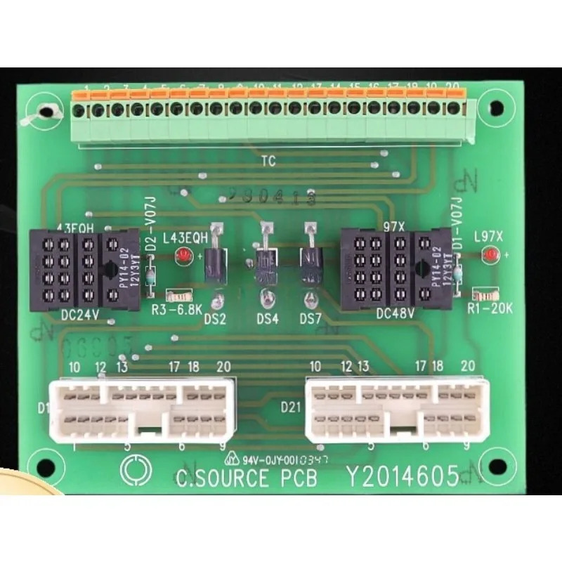 히타치 엘리베이터 자동차 지붕 릴레이 보드부품 C. PCB Y2014605 회로 기판