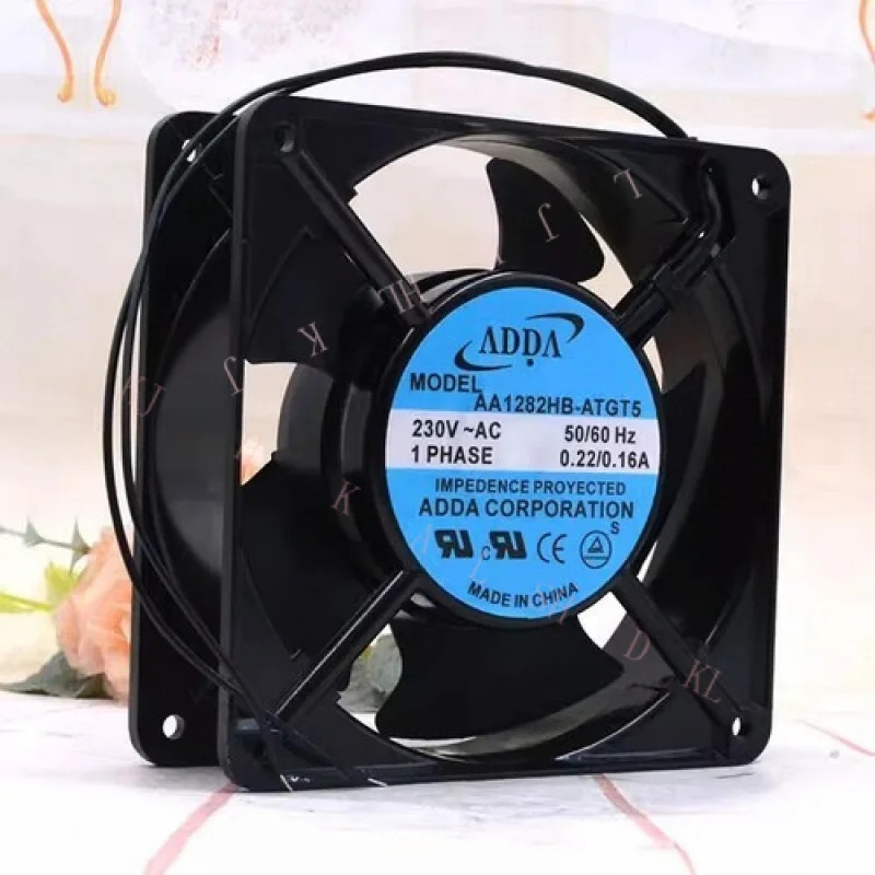 N FOR ADDA AA1282HB-AT5 AC230V 0.22A/0.16A 12038 12CM 금속 냉각팬