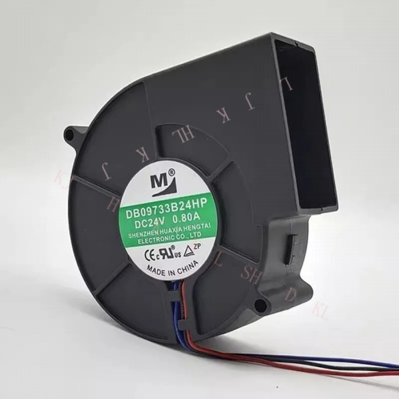 N for DB09733B24hp호환 DC24V 0.80A 9733 3선 터보 냉각팬