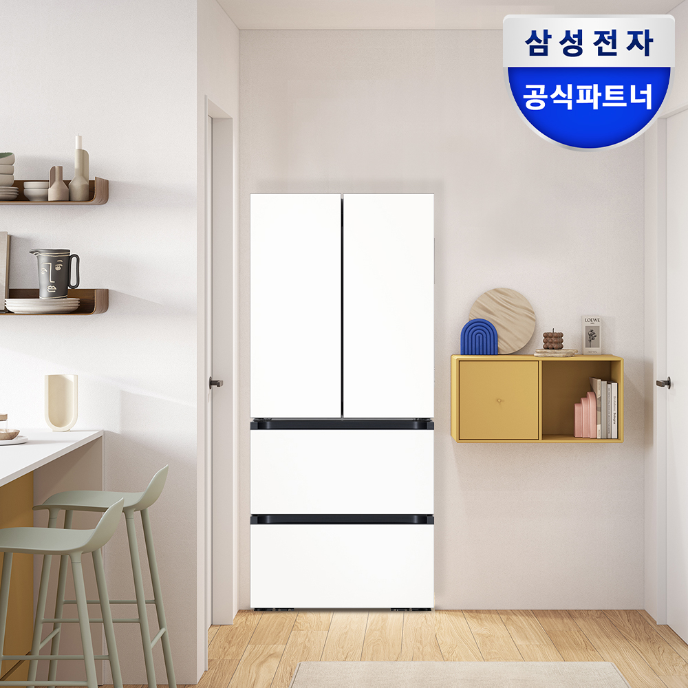 삼성 비스포크 AI 김치냉장고 4도어 490L RK70F49M2Z 에센셜화이트 - 상품 이미지