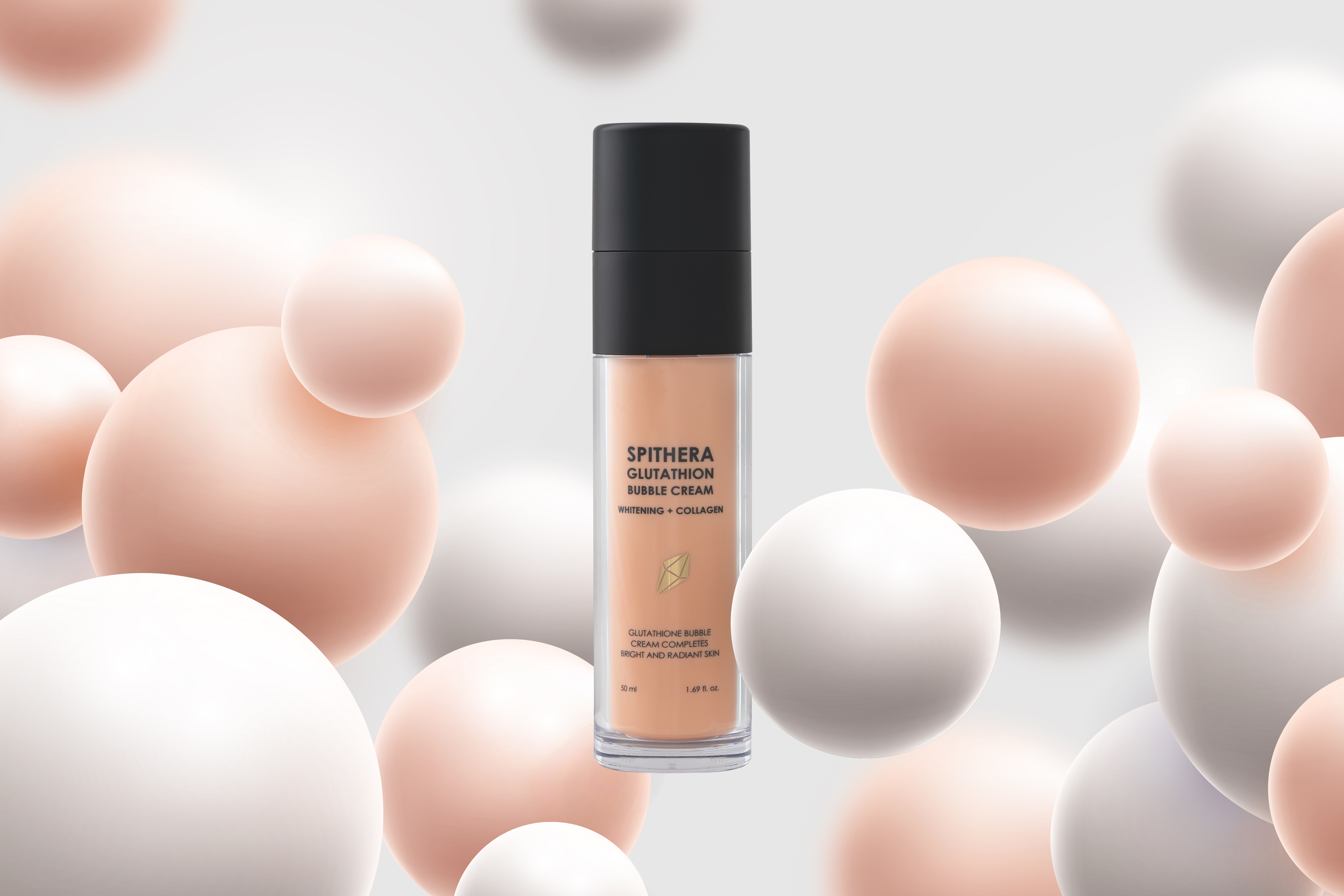 누디크 저자극 바르는 백옥주사 토닝락크림 스피테라 글루타치온 버블크림 50ml (1개) 이미지 3