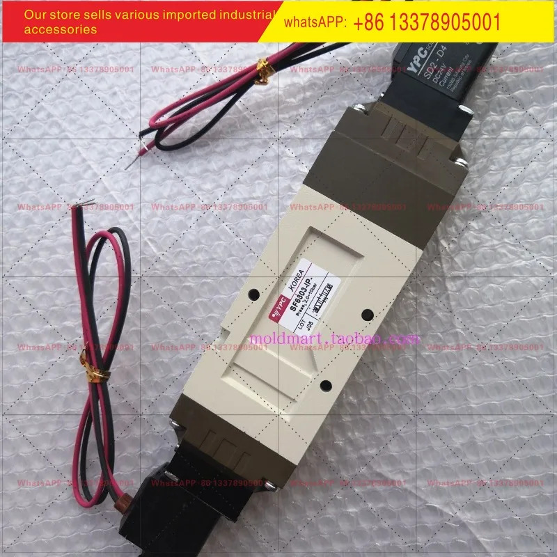 YPC 솔레노이드 밸브 SF6303-IP 중씰 DC24V/AC220V 5-포지션 티 오리지널