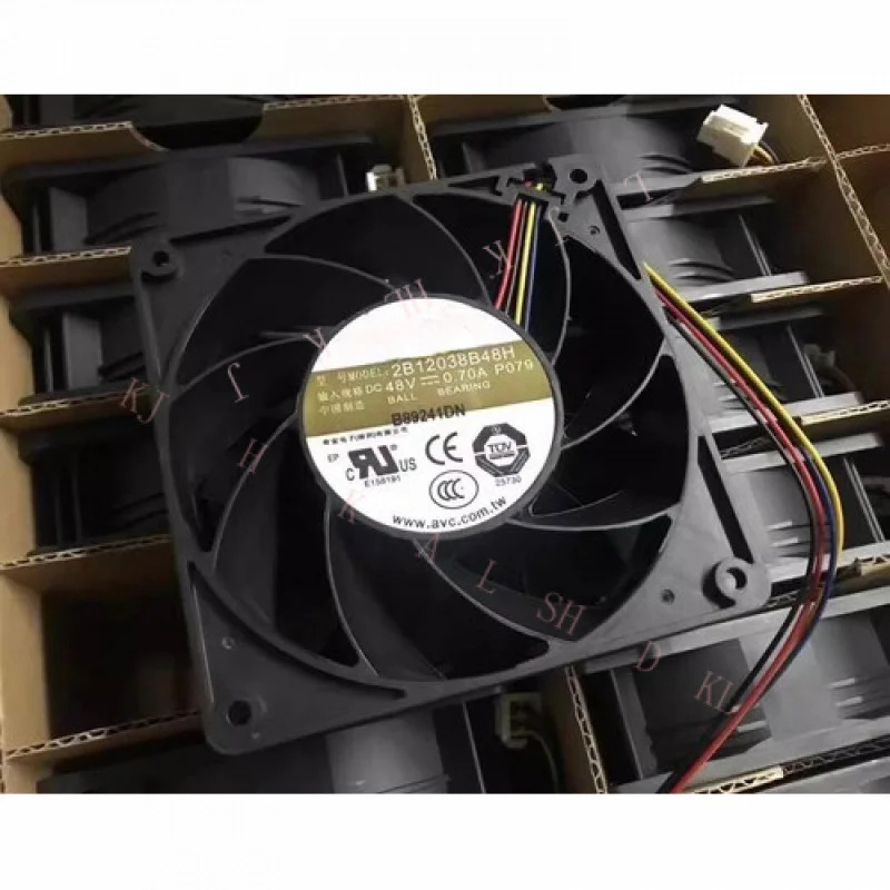 N for C 2B12038B48H P079 DC48V 0.70A 12CM 4선 인버터 냉각팬