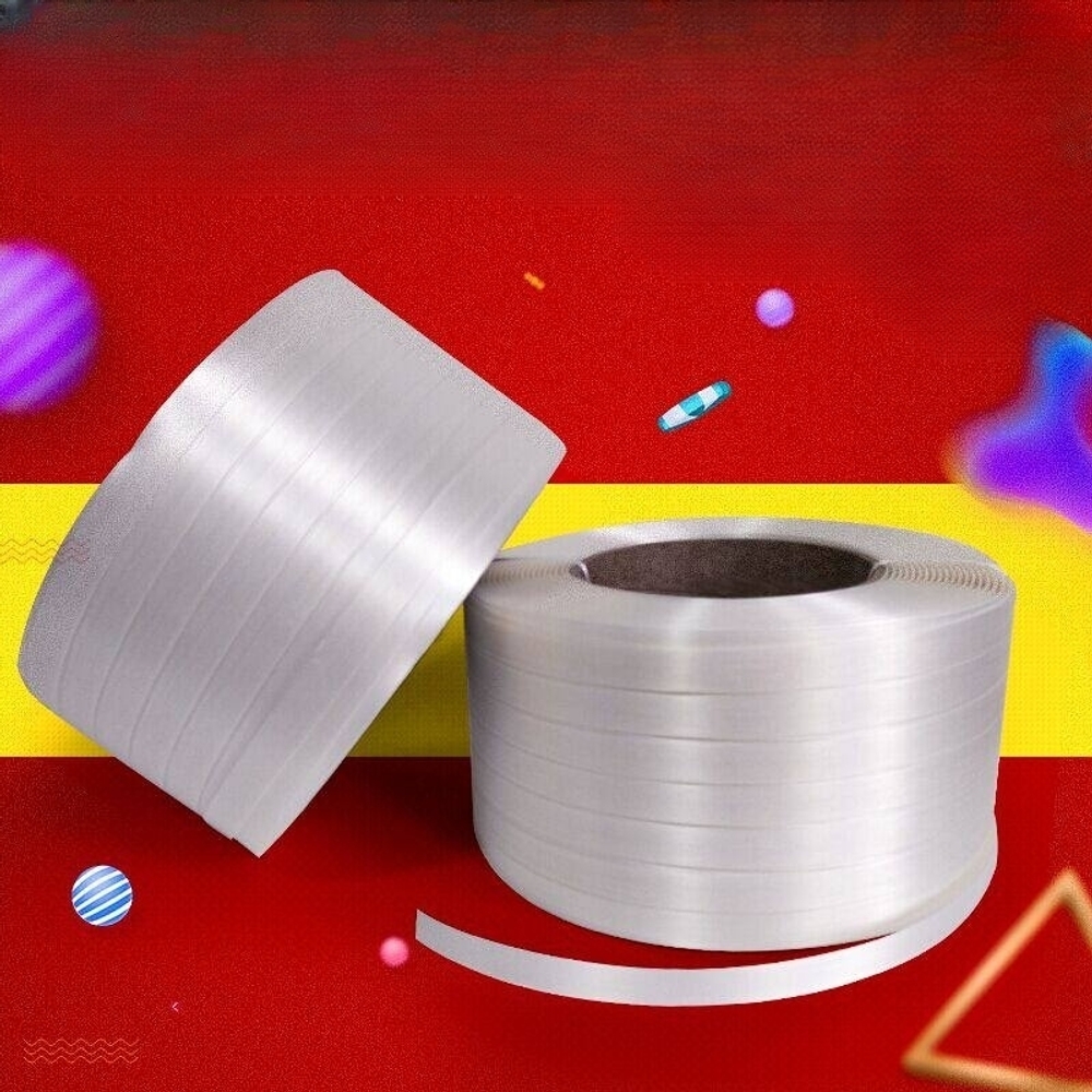 코드스트랩 노끈 PP밴드 튼튼한 투명 플라스틱 PP스트랩 띠형 폭 32MM 길이 250m - 상세 이미지 2