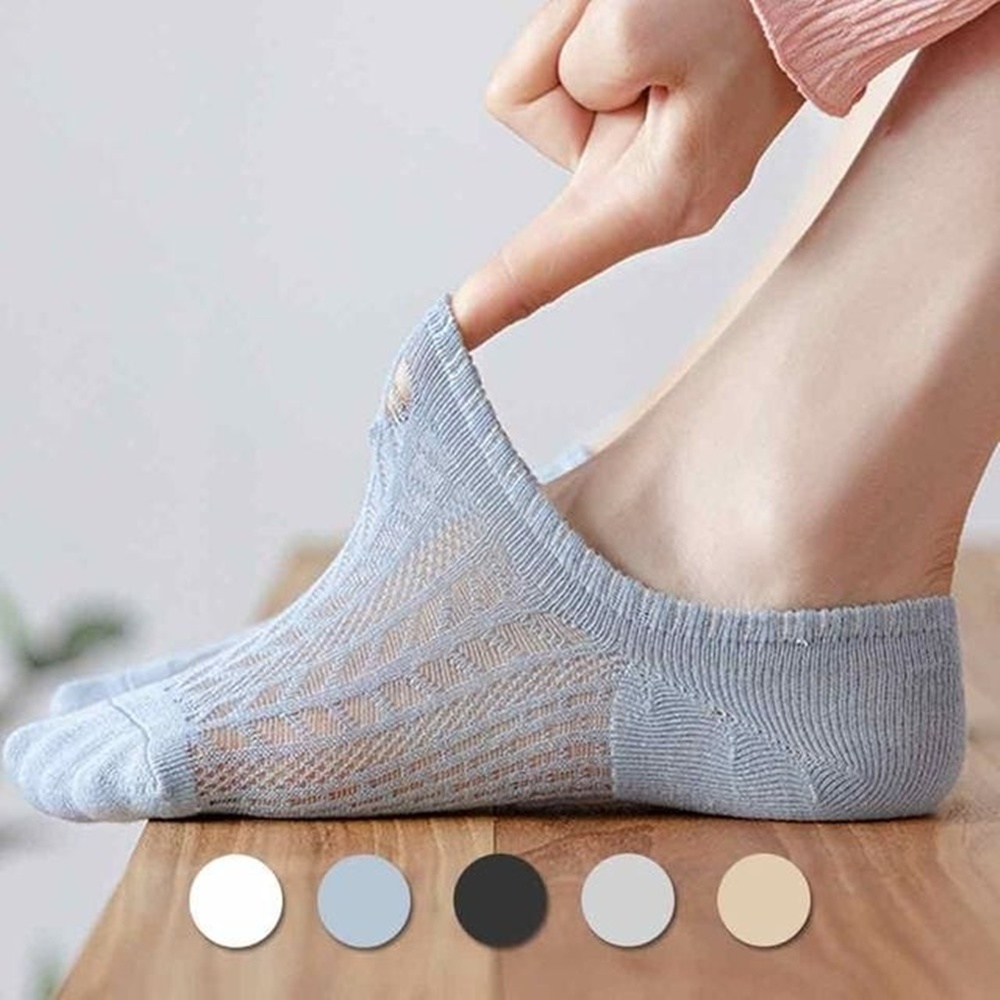 페이크삭스 여성 덧신 통풍 얇은 여름 안벗겨짐 박대표마켓 - 상세 이미지 5