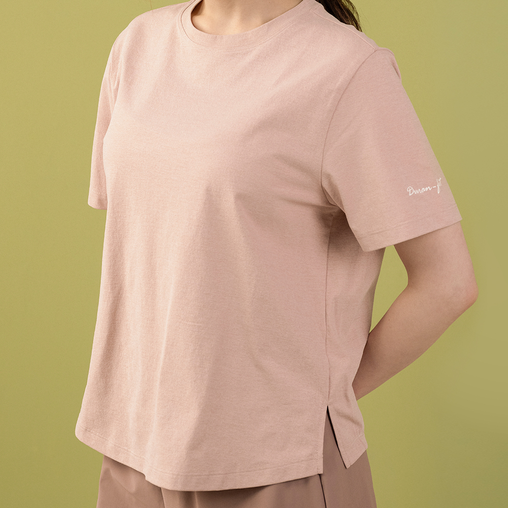 뒤란 소로나 크루넥 커버 티셔츠 3098 핏 여성 여자 여름 반팔티 운동 요가 - 상세 이미지 5