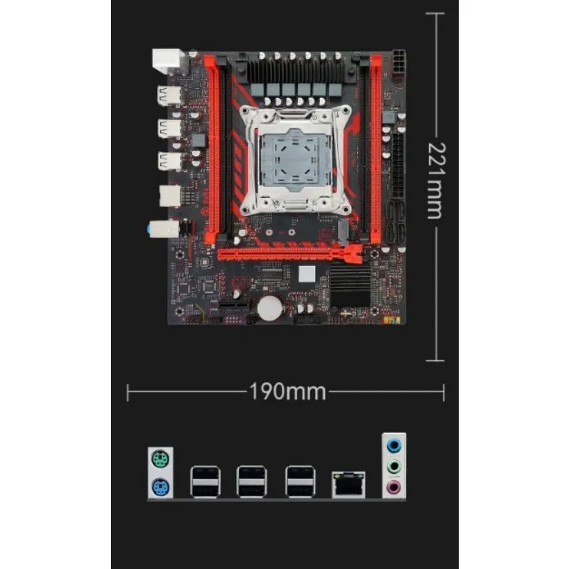 X99-P3-V9.0부품 메보드 지원 2011-3핀 DDR3 메모리 4슬롯 데스크탑 컴퓨터