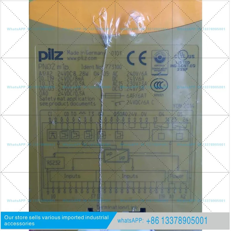 필츠 PLC 모듈 PNOZ m1p 773100/773103/773110/773113/773815