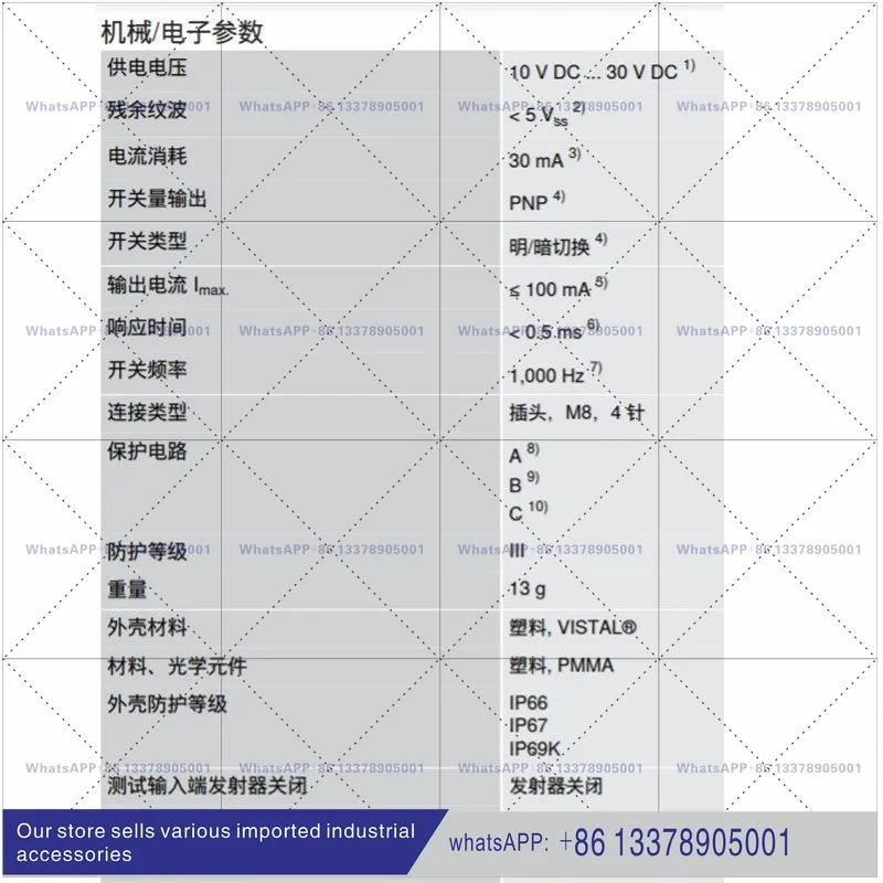 WSE9M4-3P2230 SICK 새 오리지널 센서 납품 1051912